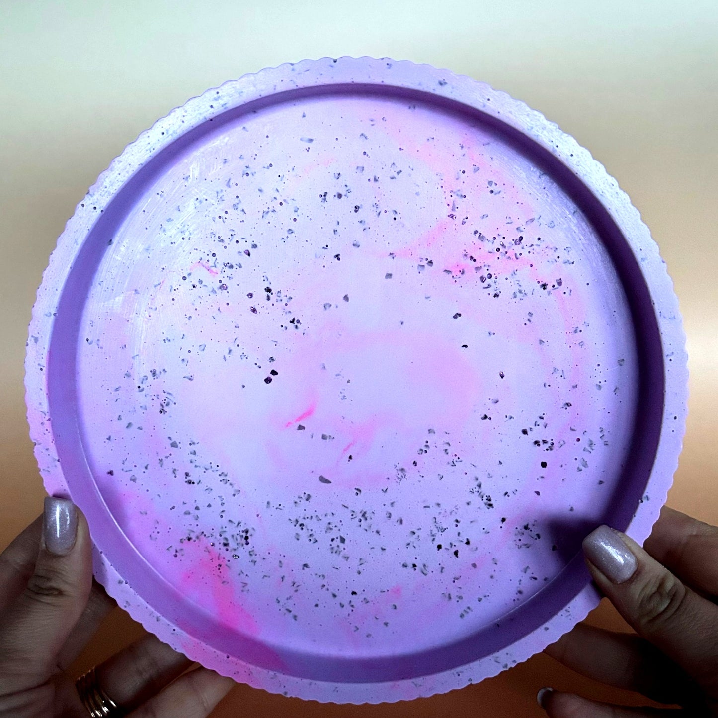 Tablett – ‘Rosé Nebula’