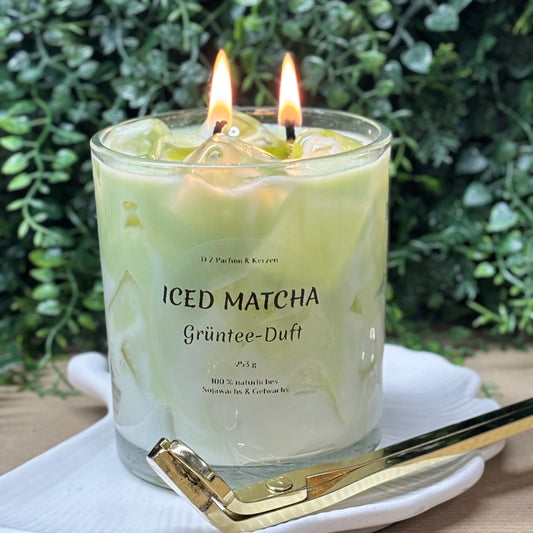 Iced Matcha Latte – Handgemachte Duftkerze