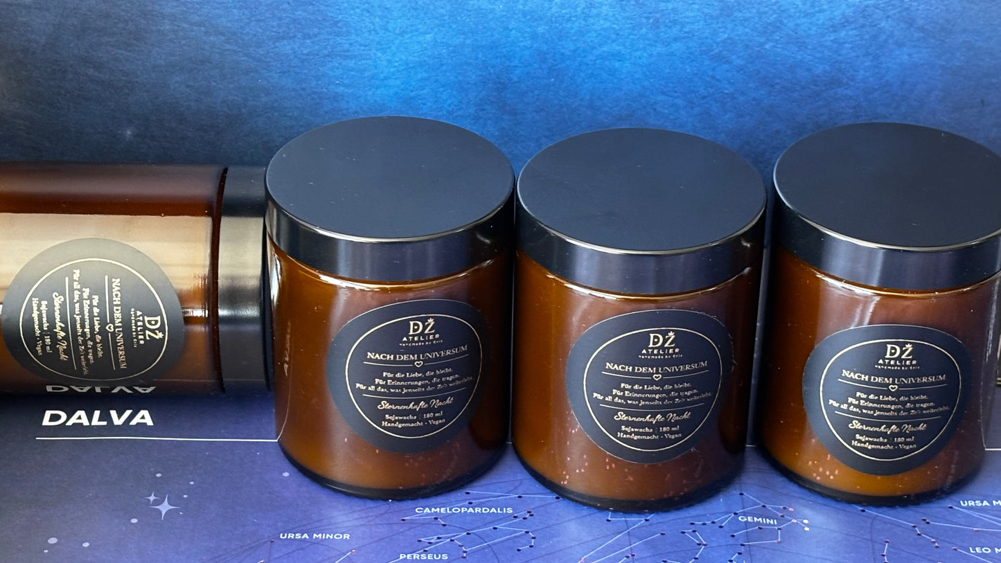 Nach dem Universum Duftkerze (180 ml) – Sojawachs | DZ Atelier