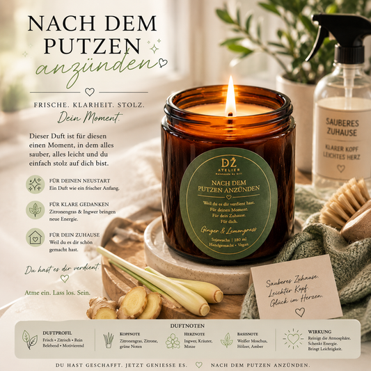NACH DEM PUTZEN ANZÜNDEN