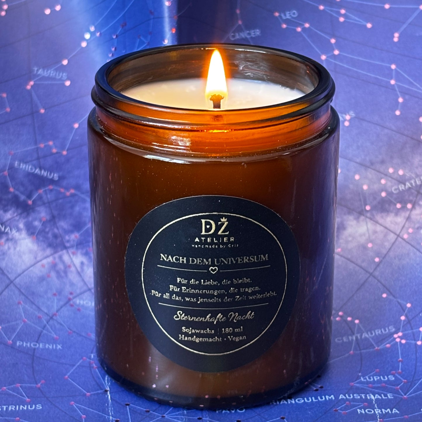 Nach dem Universum Duftkerze (180 ml) – Sojawachs | DZ Atelier