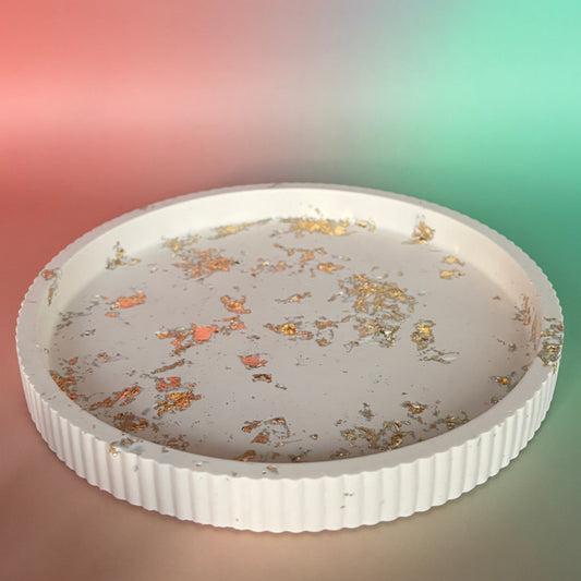 Elysian Elegance – Jesin® Tablett mit kunstvoller Marmorierung