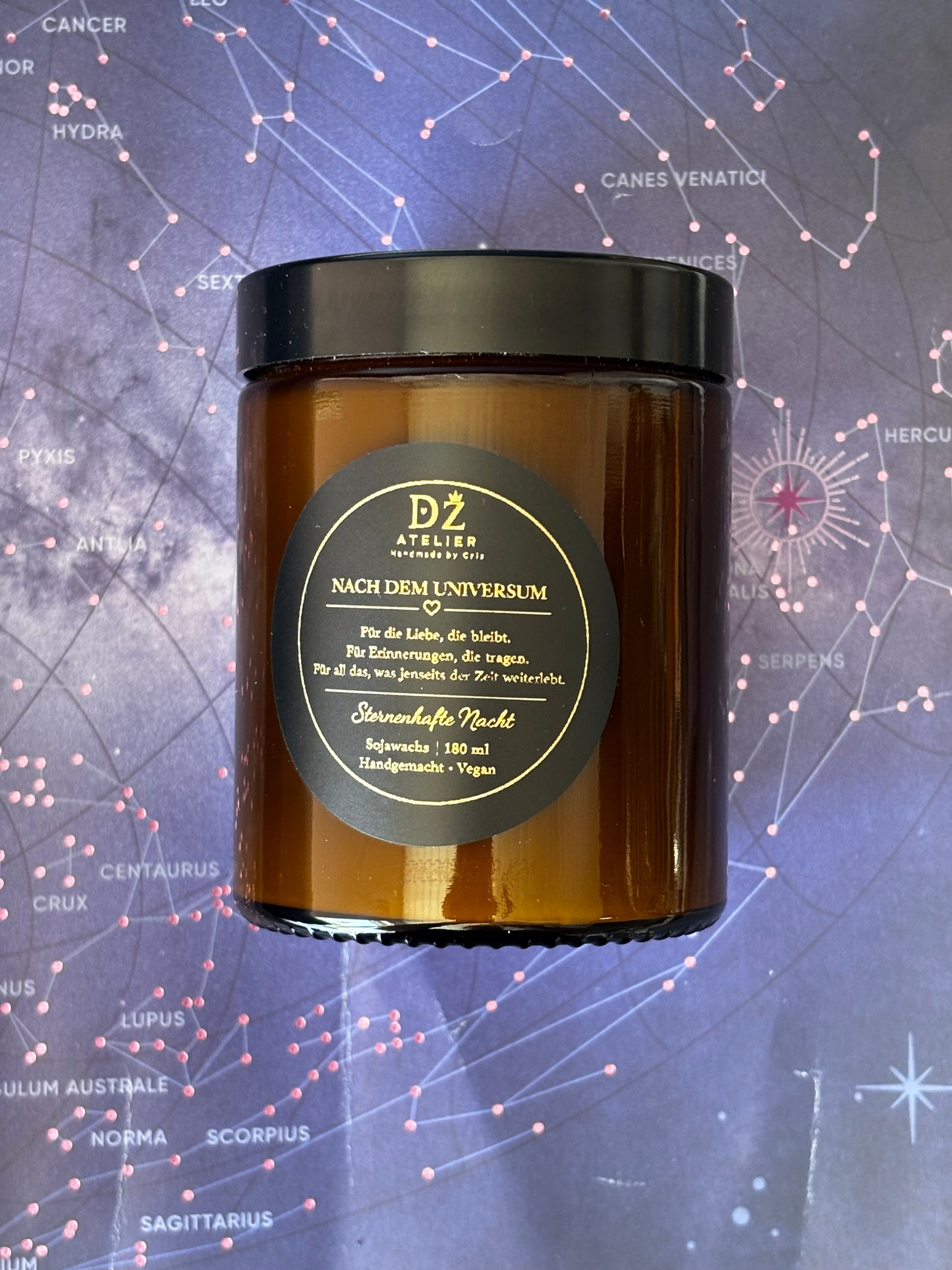 Nach dem Universum Duftkerze (180 ml) – Sojawachs | DZ Atelier