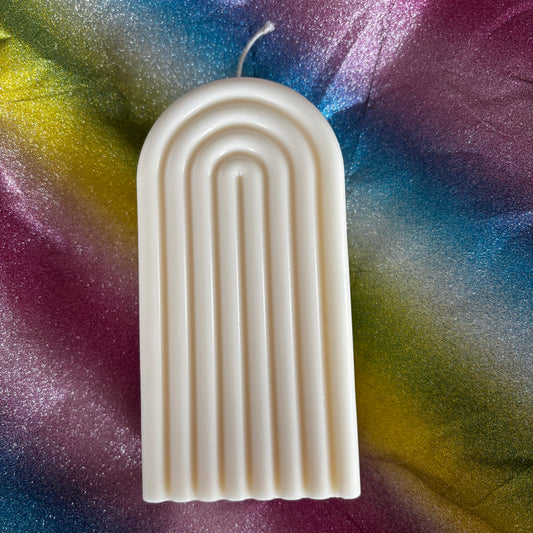 Regenbogen Stumpenkerzen